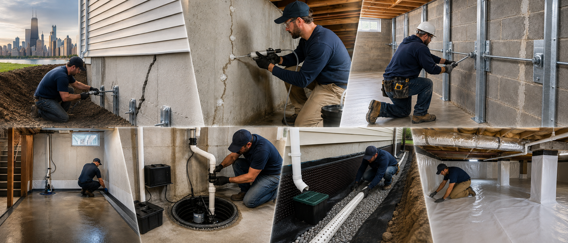 Chicago waterproofing and foundation repair services